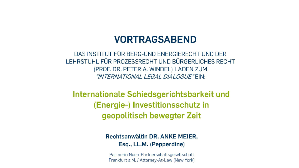 Einladung Vortragsabend
