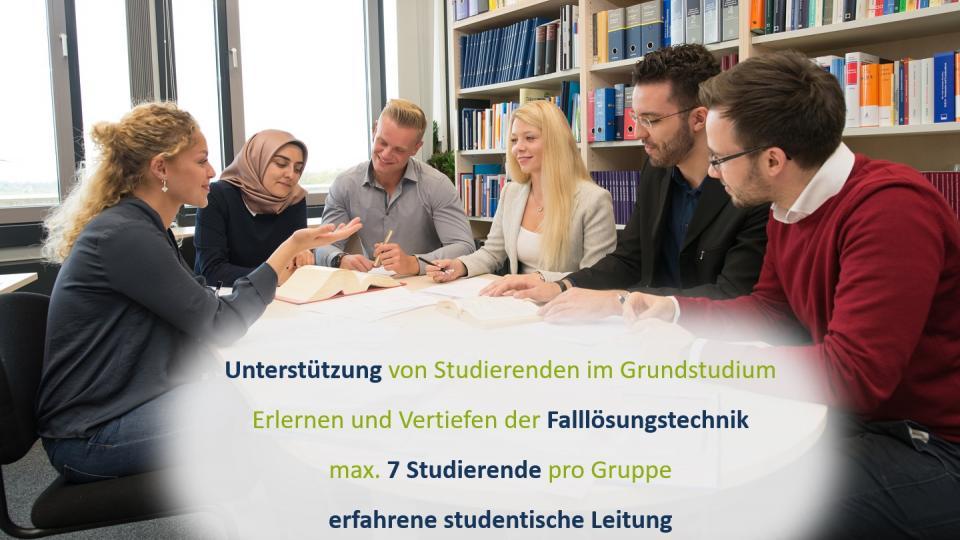 Studierende im Konzept Kleingruppe